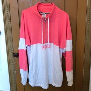 PINK pullover half zip